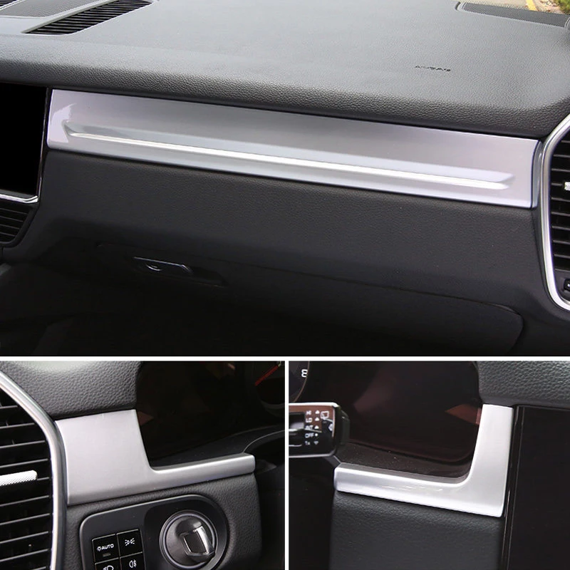 Left Hand Drive Inner Central Dashboard Cover Strip Trim 3pcs For ...