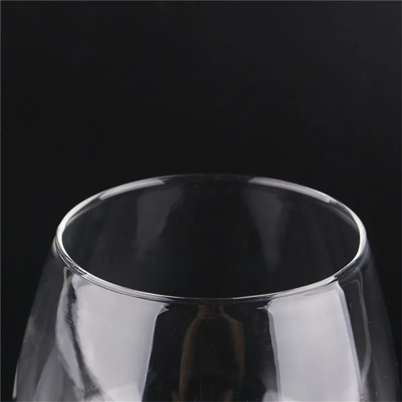 Творческий барная посуда прозрачный прямо к питьевой вино стеклянный декантатор чашки упакованы в бутылки вина Пробка Бар инструменты