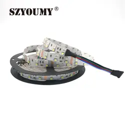 SZYOUMY двухрядные светодиодные прожекторы RGBW с Светодиодные ленты 5050 RGB + 2835 белый/теплый белый DC12V 120 светодиодный/m 50 м/лот