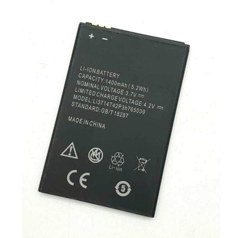 Новинка запасной аккумулятор LI3714T42P3H765039 1400 мАч для ZTE/KIS A3 AF3 A5 AF5 T220 T221 высокое