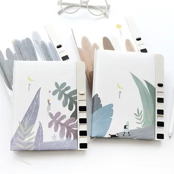 

1pcs 2505 Locked Journal Book Network Chaos Student Gift Notepad Small Clean Book Password Book
