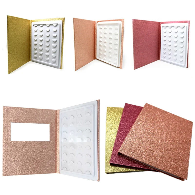 

16 Pair/Set 3D Eyelash Storage Book Makeup Display Container Eyelashes Sample Catalog Grafting Eyelash Eyelashes Display Card