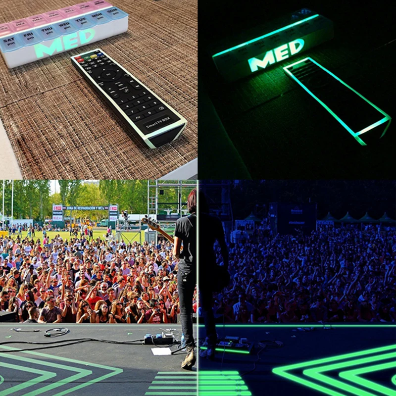 Luminous Self-Adhesive Tape Photoluminescent Glow in the Dark