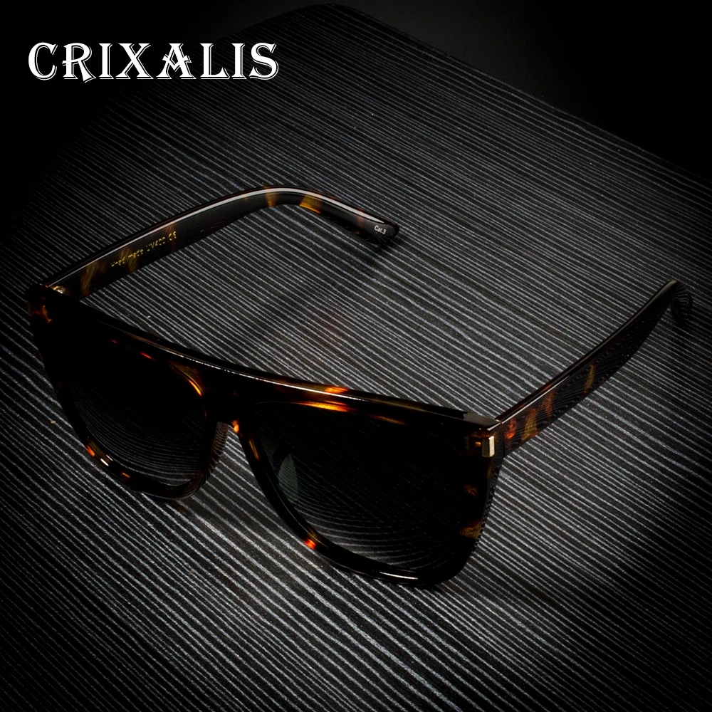 

Crixalis Brand Design Polarized Sunglasses Women 2018 Fashion Square Frame Sun Glasses For Men UV400 oculos de sol feminino