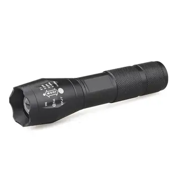 

15000LM Portable LED Flashlight LED Torch Aluminum Waterproof Zoomable Flashlight T6 5 Mode Torch Nightlight For 18650