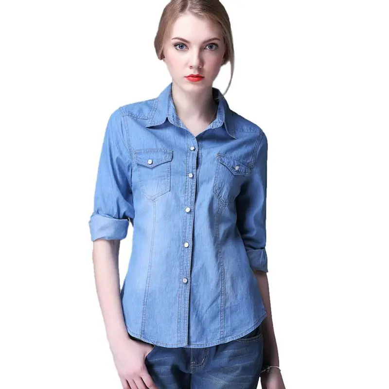 Compra camisa vaquera online al por mayor de China