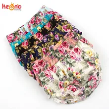 Летние хлопковые блумеры с цветочным принтом для маленьких детей; шорты для маленьких девочек; пляжные трусики для новорожденных; одежда для малышей