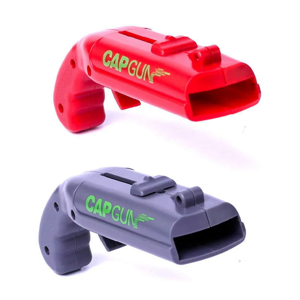 

Can Openers Spring Cap Catapult Launcher Gun shape Bar Tool Camping trip picnic Outdoor gadget Beer Bottle Opener Creative