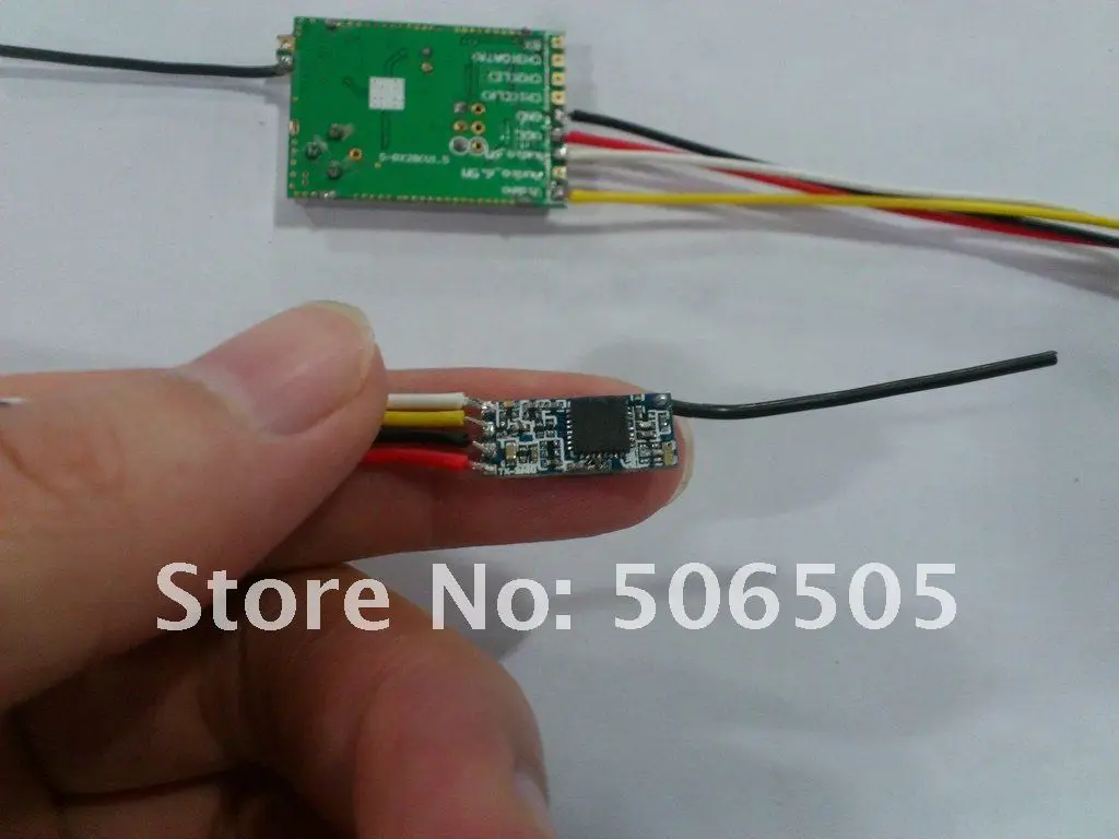 Transmissor de Áudio e Vídeo sem Fio com Receptor Mudole 100 mw 2.4 Ghz 5 Transmissão e cabos