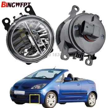 

2x Car-styling High Brightness white LED Fog Lights 12V H11 90mm Round For Mitsubishi Colt CZC Convertible (RG) 2006-2009