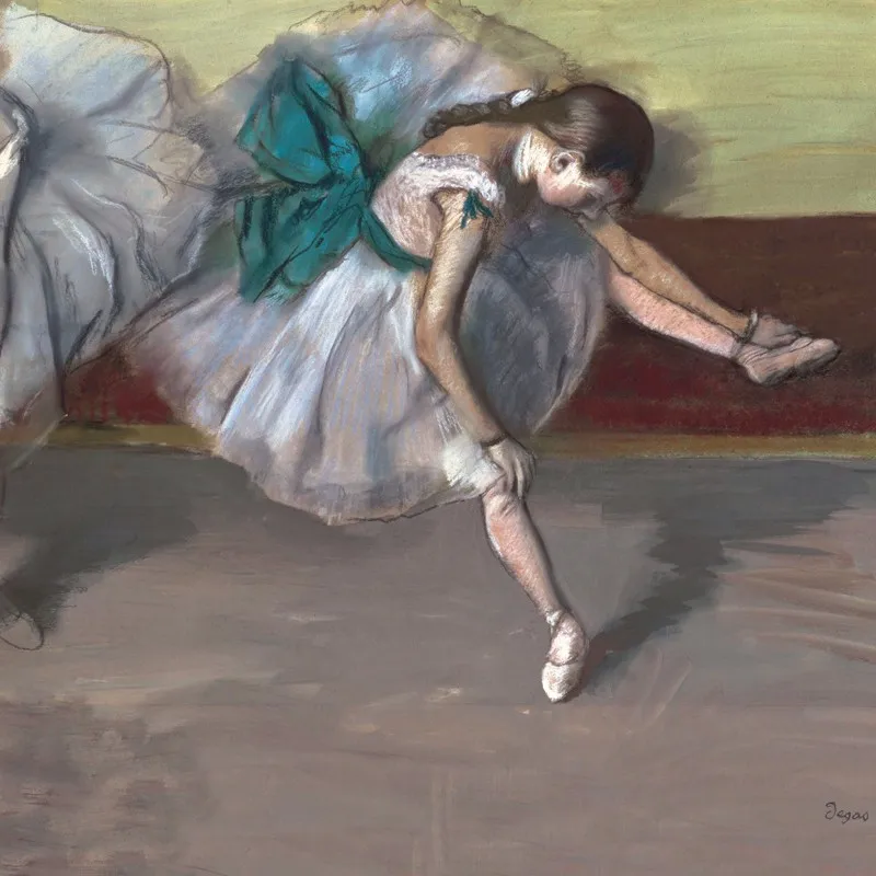Edgar degas - Resting Dancer, 1879Vimagichddd