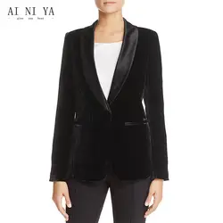 Куртка + брюки женские деловые костюмы шалевыми лацканами бархатная куртка хлопок брюки женские офисные равномерное тонкий женские
