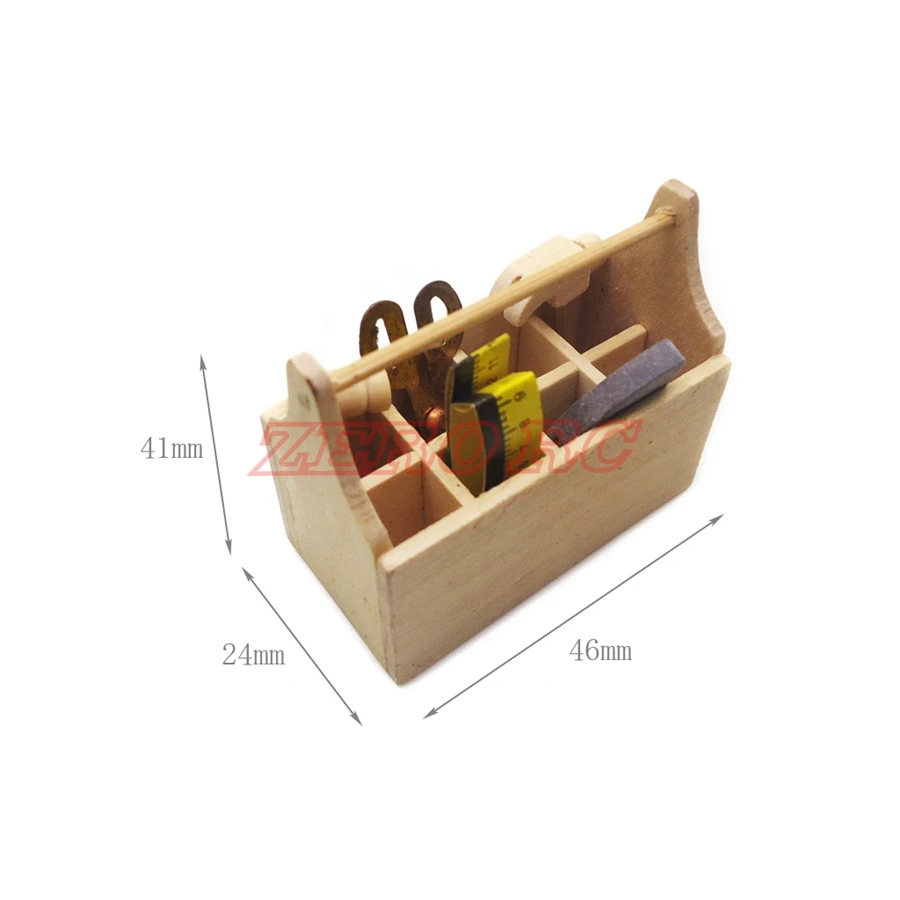 RC 1/10 Scale Rock Car Accessories Miniature Realistic Tool Set With