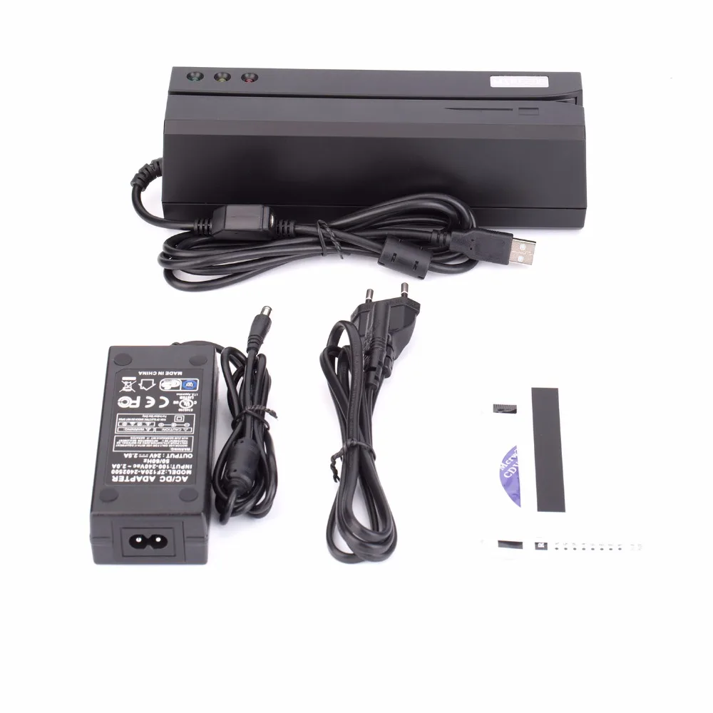 MSRE206 Card Reader USB Interface Black VS MSR606 MSR605
