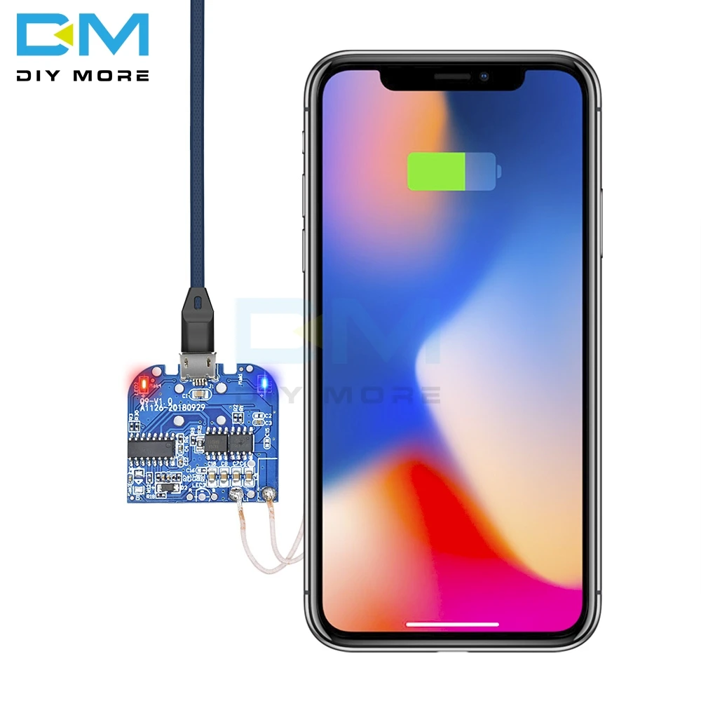Qi Беспроводное зарядное устройство стандартный приемник модуль для Micro USB