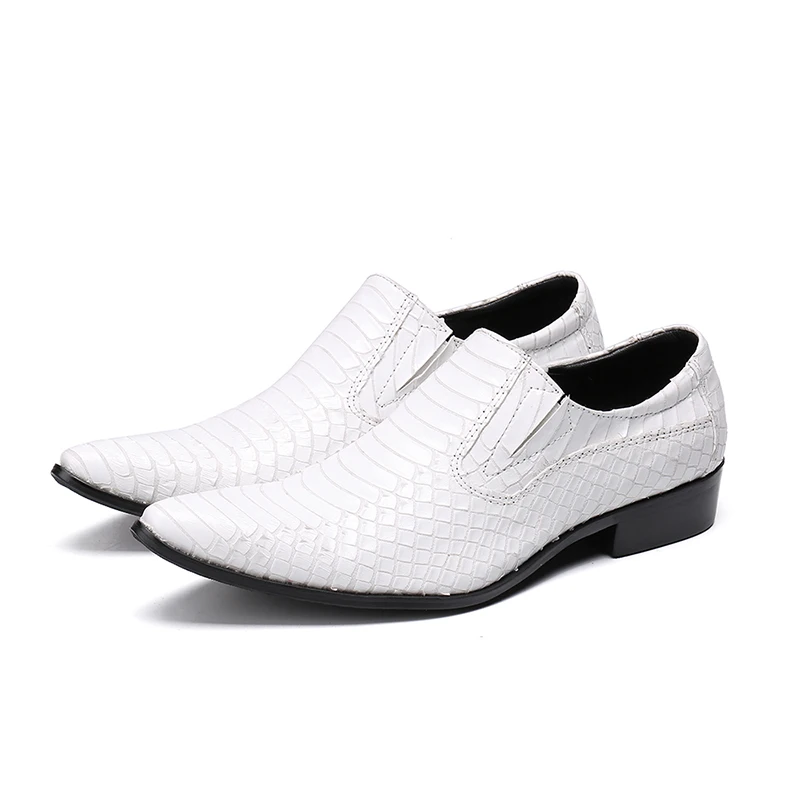 zapatos blanco hombre de vestir