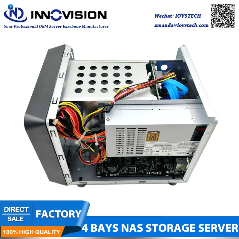Цена по прейскуранту завода Mini-ITX Hot Swap 4 отсека NAS Cloud Storege IPFS сервер
