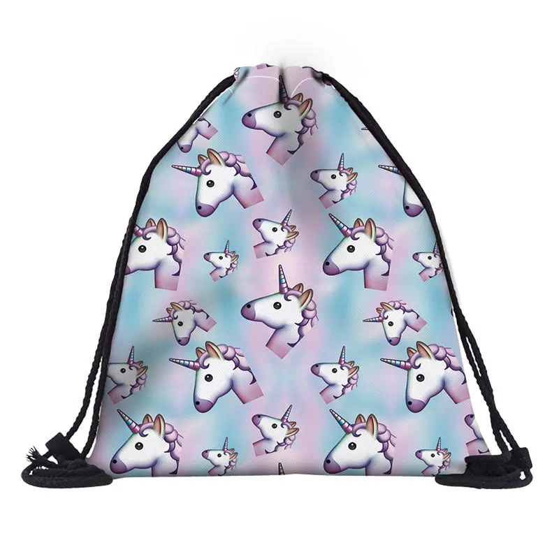Новейший школьный рюкзак на шнурке Camo Drawstring рюкзак для подростков Мужская водонепроницаемая сумка на шнуровке упаковка кубиков большой емкости - Цвет: as picture