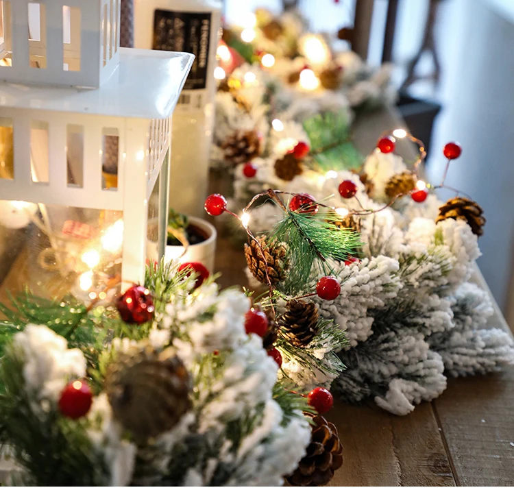 

Pine Tree Pine Cone Bell String Light Romantic Copper Wire LED Bedroom Decoration Photography Props Wedding Party Ornaments