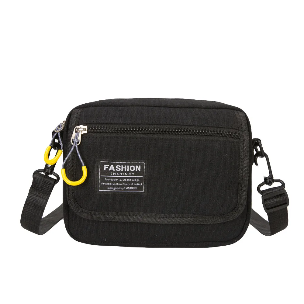 

Messenger Bags Women Pure Color Casual Chest Bag Flap Fashion Canvas Tote Outdoor Bag Hot Sale Handbag Zipper Shoulder Bag #YL5