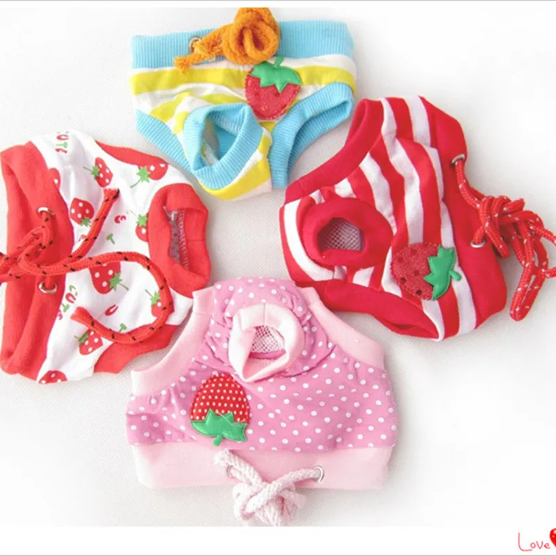 

Cotton Female Pet Dog Pants Diaper Dog Physiological Panties Underwear Sanitary Briefs Puppy Shorts Dog Hygiene Pants For Dogs