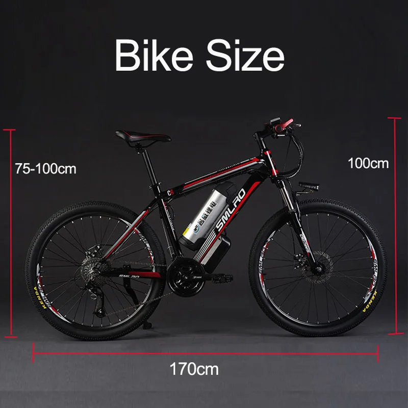 Clearance 26"  48V 10Ah/12.5Ah/20Ah Lithium Battery 350W/500W Aluminum Alloy Electric Bicycle, MTB/Mountain E Bike,adopt Oil Disc Brake 10