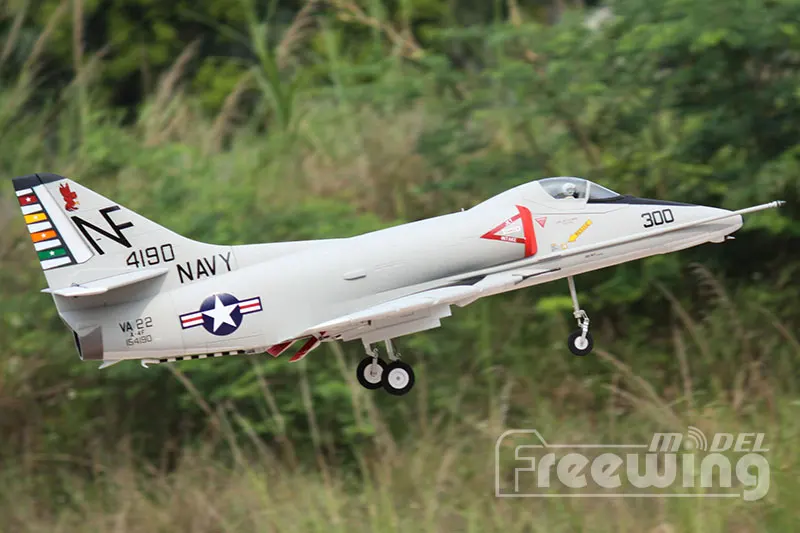 Freewing A-4E/F RC EDF Skyhawk самолет 80 мм EDF Vec пульт дистанционного управления PNP модель самолета самолет с неподвижным крылом