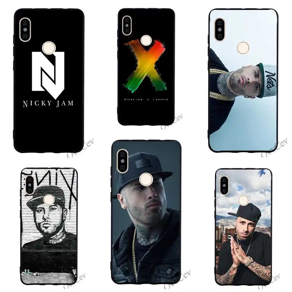 

Colorful Nicky Jam Phone Cover for Xiaomi Redmi 5A Prime Case 4A 4X 5 Plus 6A Note 5 6 Pro Cases Skin