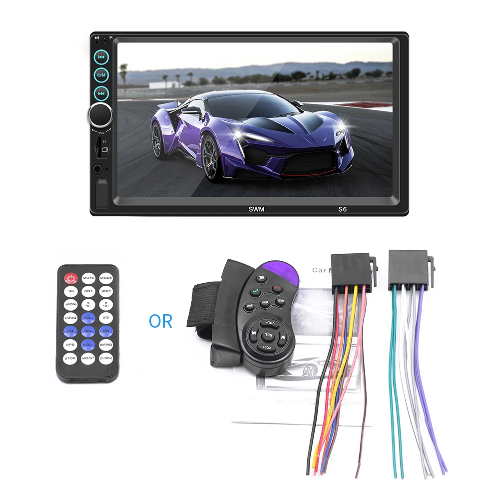 

7 inch HD Touch Screen FM Radio Car Bluetooth HD 1080P MP5 MP3 Player Pro Kit