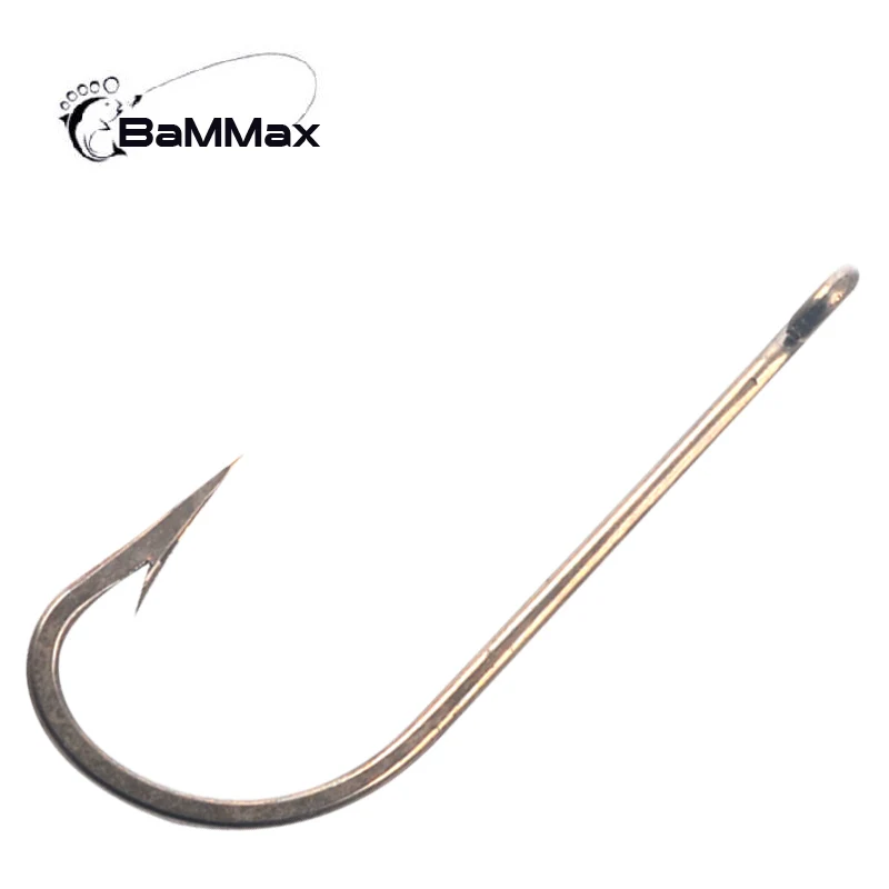 Bammax Fishing Hooks 5pcs/lot 6.0 cm Barbed Hook Sharp and Hard High-quality Carbon Steel Single hook Fishing Accessories Tackle