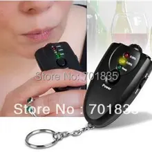 Новые 3 LED брелок тестер алкоголя Алкотестер с часами