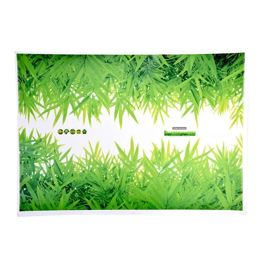 LanLan водонепроницаемый зеленый луг трава настенные Стикеры съемные, художественные, из ПВХ настенная комната Домашний декор