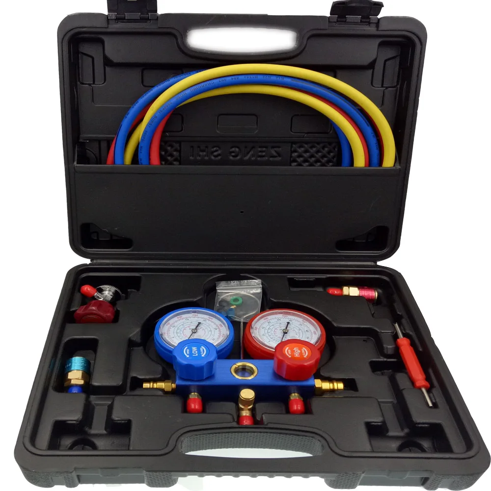 universal car air condition repair fluorine filling tool r134a air conditioning filling chart