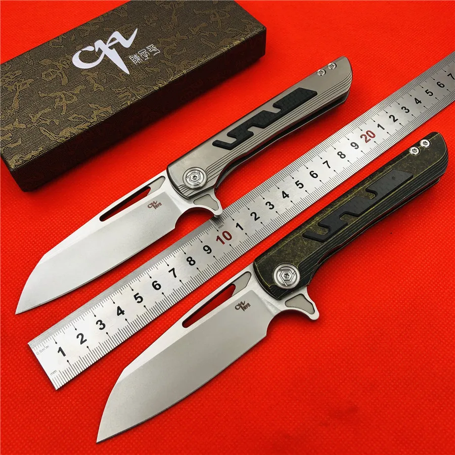 Складной нож CH Butcher 2 Flipper карманный резец с лезвием S35VN шарикоподшипником TC4