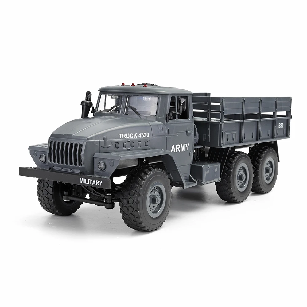 

MZ YY2004 15KM/H 2.4G 6WD 1/12 Military Truck Off Road RC Car Crawler 6X6 Toys Brush Motor RC Models For Kids Birthday Gift
