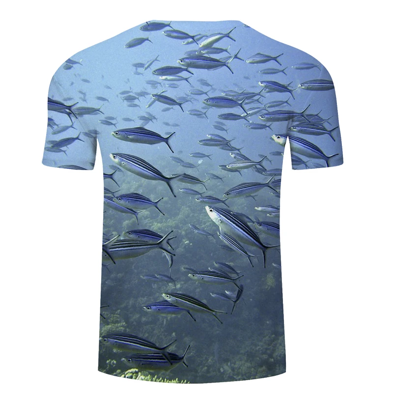 new men leisure 3d printing t shirt, funny fish printed men and women tshirt Hip hop T-shirt Harajuku Asian size s-6xl