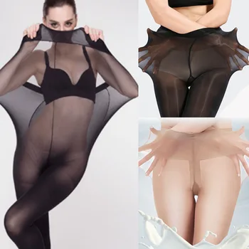 

Plus Size Durable Super Elastic Stockings Women Nylon Magical Tights Shaping Pantyhose New