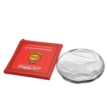 Cournot 50 шт./лот 0,02 мм алюминиевый круглый перфорированный кальян фольга бумага кальян бумага из фольги шланг кальян чаша