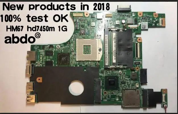 

Abdo Dell V1450 N4050 Laptop motherboard hd7450m HM67 1G single show 10315-1 100% test OK