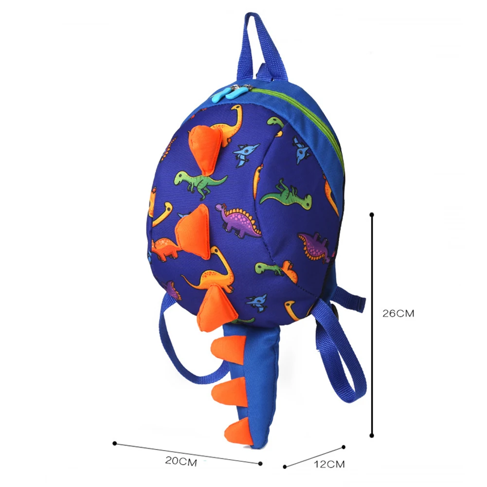 Cute girls bag Dinosaur Children Anti-lost Link Backpack Kindergarten School Bag with Leash kid Schoolbag Walking Strap Leashes