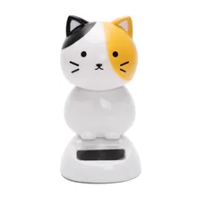 LEEPEE автомобиль-Стайлинг автомобиля украшения приборной панели украшения милые солнечные качающийся Кот