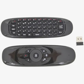 

5pcs Gyroscope Fly Air Mouse T10 C120 Gaming keyboard Android Remote Control 2.4Ghz Wireless Game Keyboard For Mini PC