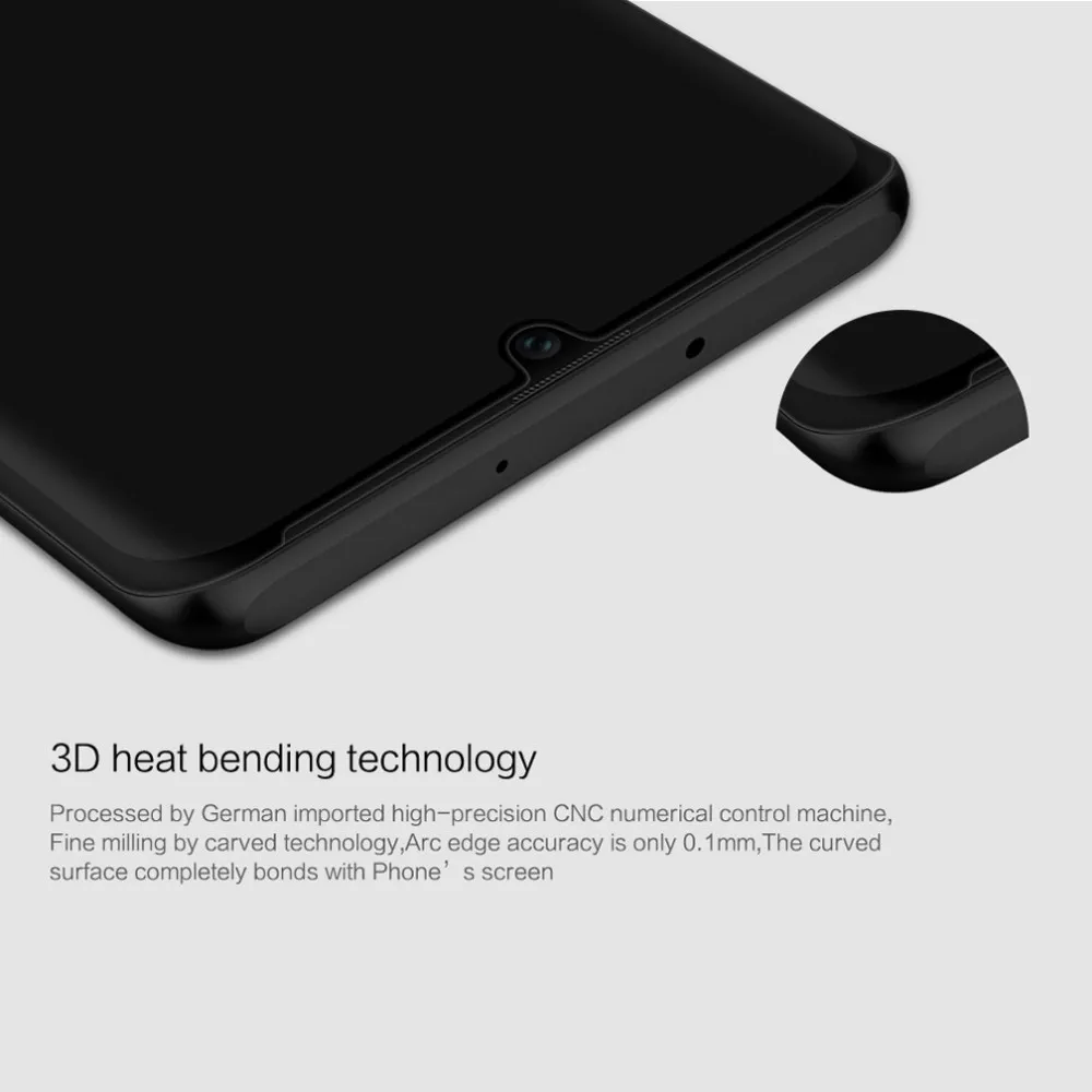 Для OnePlus 7T Pro закаленное стекло NILLKIN Amazing 3D CP+ MAX полное противовзрывное Стекло 9H Защита экрана для OnePlus 7 Pro