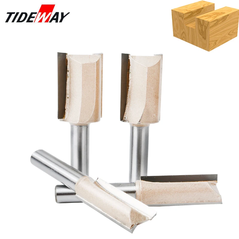 

Tideway 8mm Shank Straight Bit Fresa Router Bits CNC Woodworking Tools ITungsten Carbide End Mill Milling Cutter For Wood