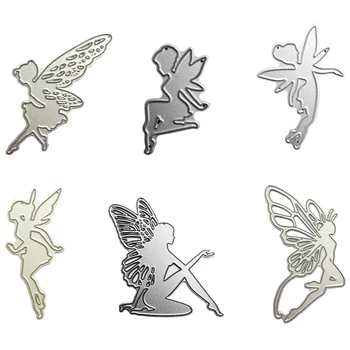 

Fairy/Elf/Angel Metal Cutting Dies Stencil DIY Scrapbooking Photo Album Decorative Embossing Stamp Paper Card Crafts Decor
