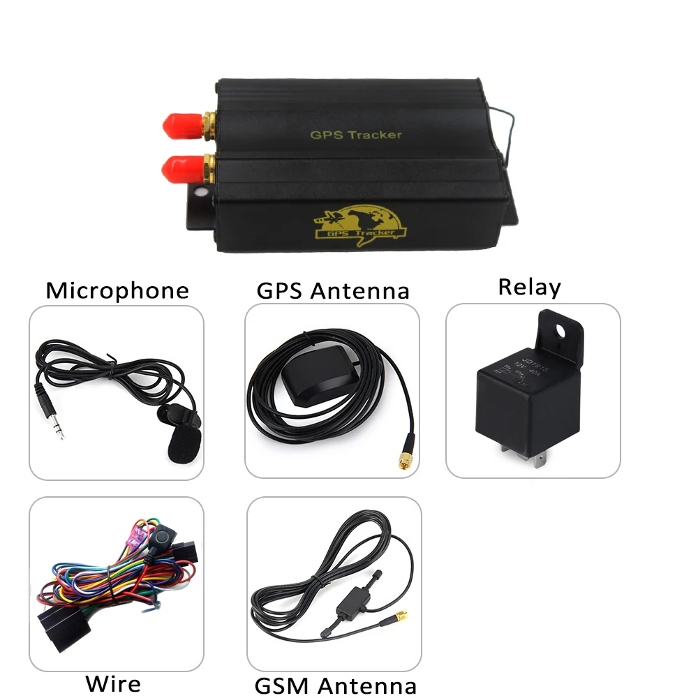 Продвижение TK103B автомобиля gps трекер Системы gps/GSM/GPRS автомобилей локатор с сим