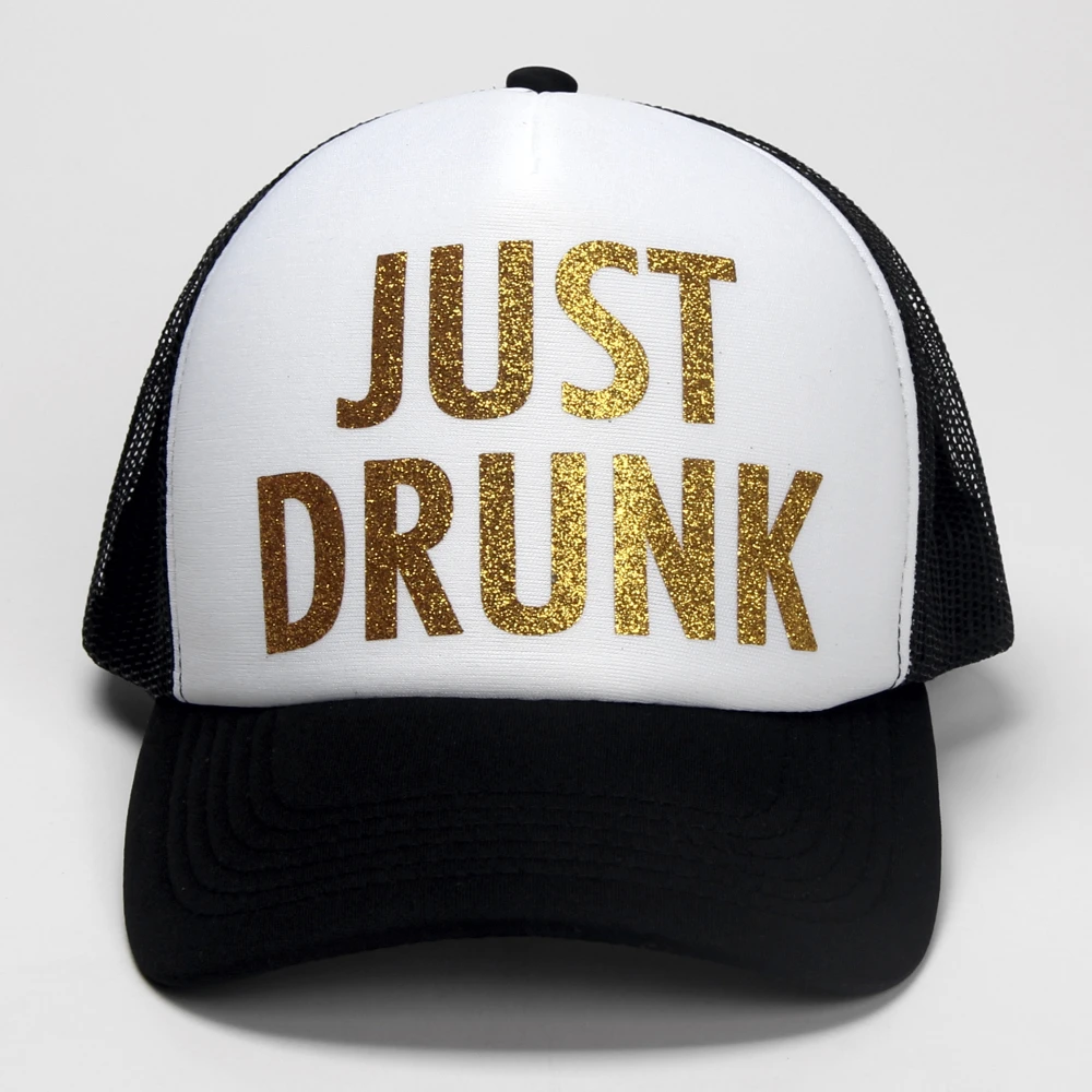 Dongking Мода Trucker Hat Просто пьяный Trucker Кепки Drunk in Love snapbacks Одежда высшего качества Бейсбол Кепки свадебный подарок для пары