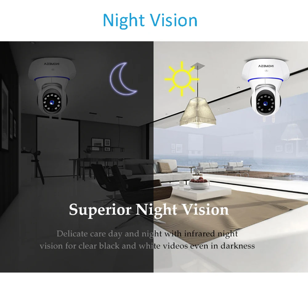 INQMEGA 1080 P سحابة كاميرا ip لاسلكية السيارات تتبع داخلي الأمن الرئيسية مراقبة كاميرا CCTV واي فاي شبكة كاميرا مراقبة الطفل