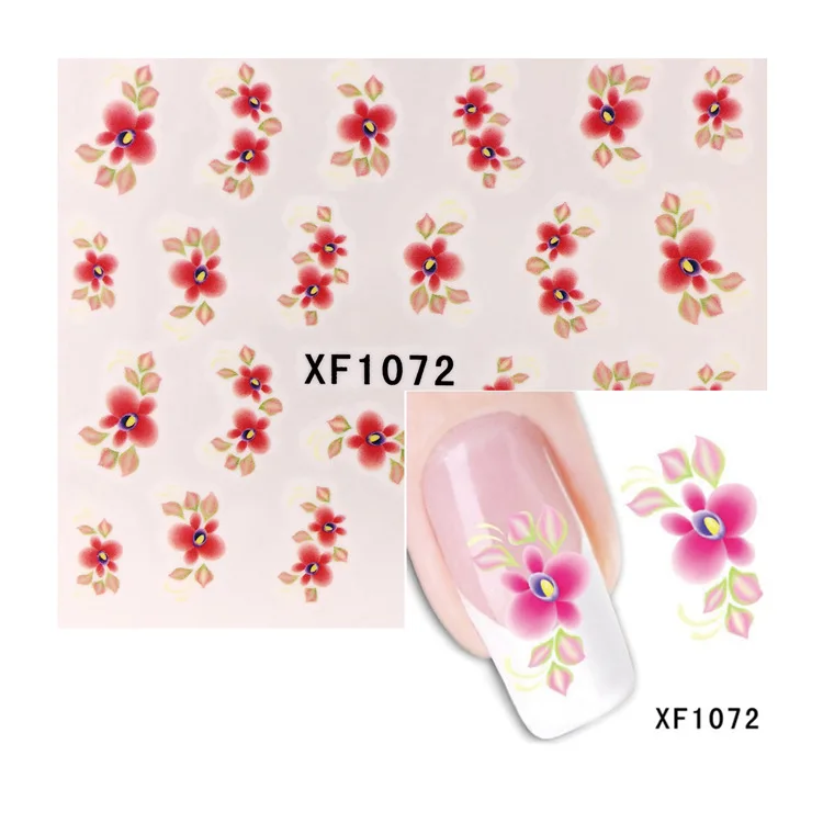 1Pcs Colorful Flowers DIY Acrylic Powder Poly Gel Nail Polish Nail Art Decorations Crystal Manicure Professional Nail Accesorios