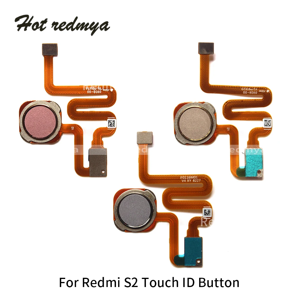 

For Xiaomi Redmi S2 Fingerprint Scanner Finger Print Touch ID Sensor Home button Menu Key Module Flex Cable Parts